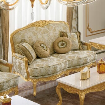 Palatial Elegance 2-Seater Sofa