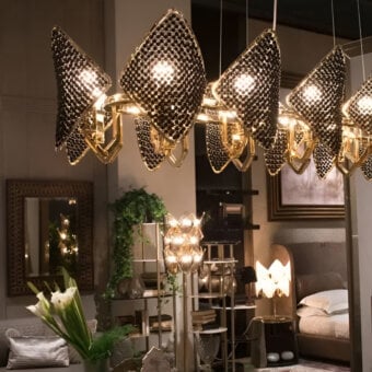 Holly Oval Suspension Lamp