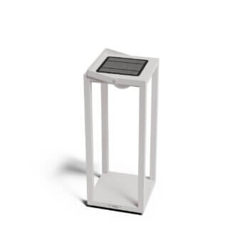 Distinguished Atmosphera Astro floor lamp with aluminum construction and matte white finish offering a 3000K LED glow