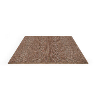 Superior Atmosphera Raffaello rug woven with polypropylene and polyester in earthy brown and beige tones with a matte finish