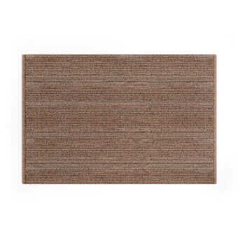 Exceptional Atmosphera Raffaello rug hand woven with polypropylene and polyester in a muted brown gradient finish