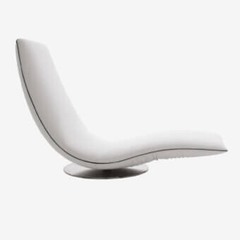Ricciolo Lounge Chair to Chaise