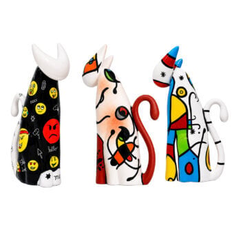 3 The Cat Pack - Art Mood Inspired Sculptures