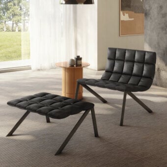 Mezz’aria Lounge Chair - Upholstered Seat