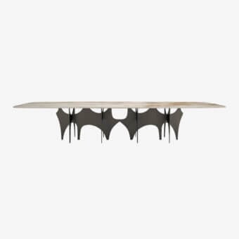 Gotham Artistic Glass Table