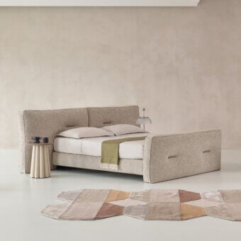 Loden Bed with Footboard