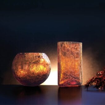Coccodrillo Sphere Vase & Oval Vase Set
