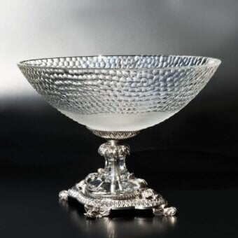 Cosmo Oval Centerpiece with Foot