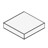 Pure-White 3/8 inches thick