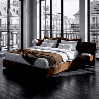 Pieve Bed With Nightstands