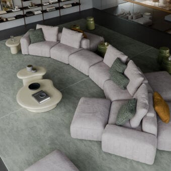 Gibson Curved Sectional