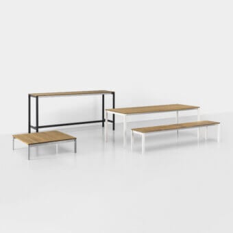 Be-Easy Slatted Outdoor Side Table