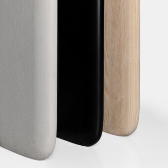 Pala Round Wood/Marble Table