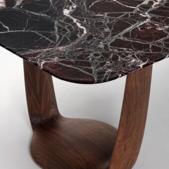 Saddle Rectangular Marble Table