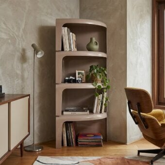 B-Line 4/4 Modular Corner Bookcase