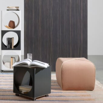 B-Line Crossed Pouf