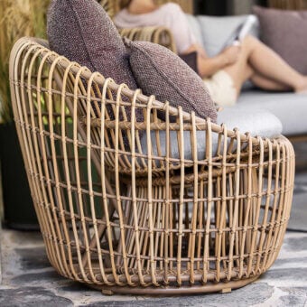 Cane-Line Nest Round Lounge Chair