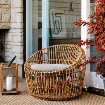 Cane-Line Nest Round Lounge Chair