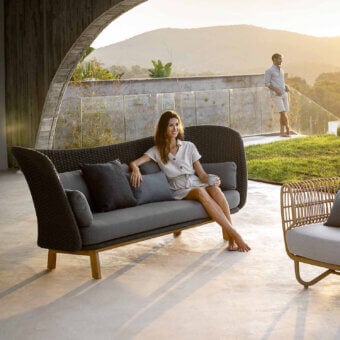 Cane-Line Peacock Wing Sofa