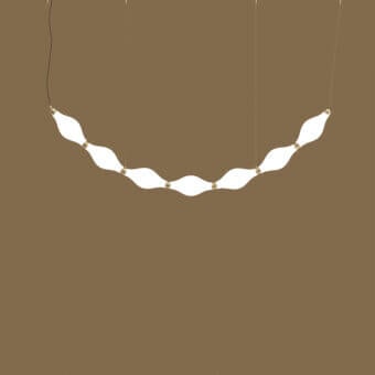 Euroluce Dewy Moldable Suspension Lamp