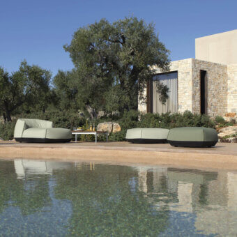Brioni Outdoor Ottoman