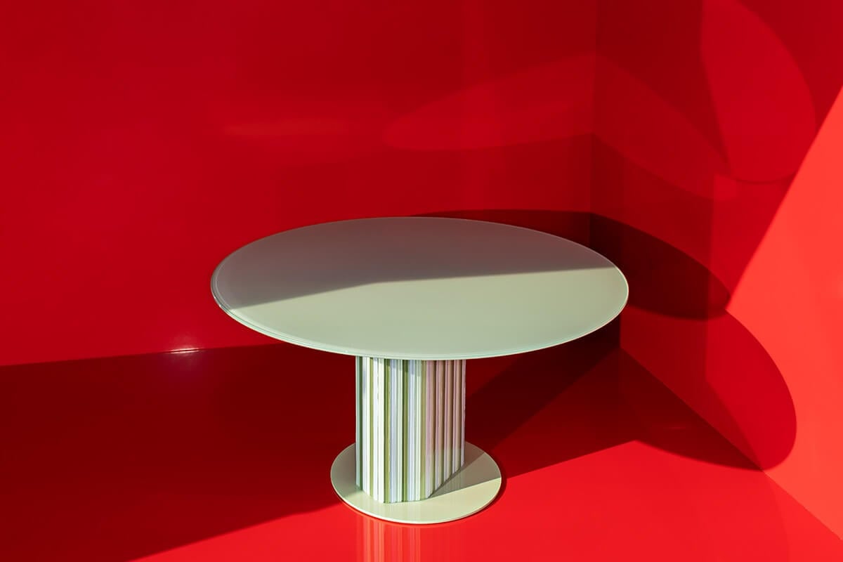 Potocco Side by Side Outdoor Round Table #3