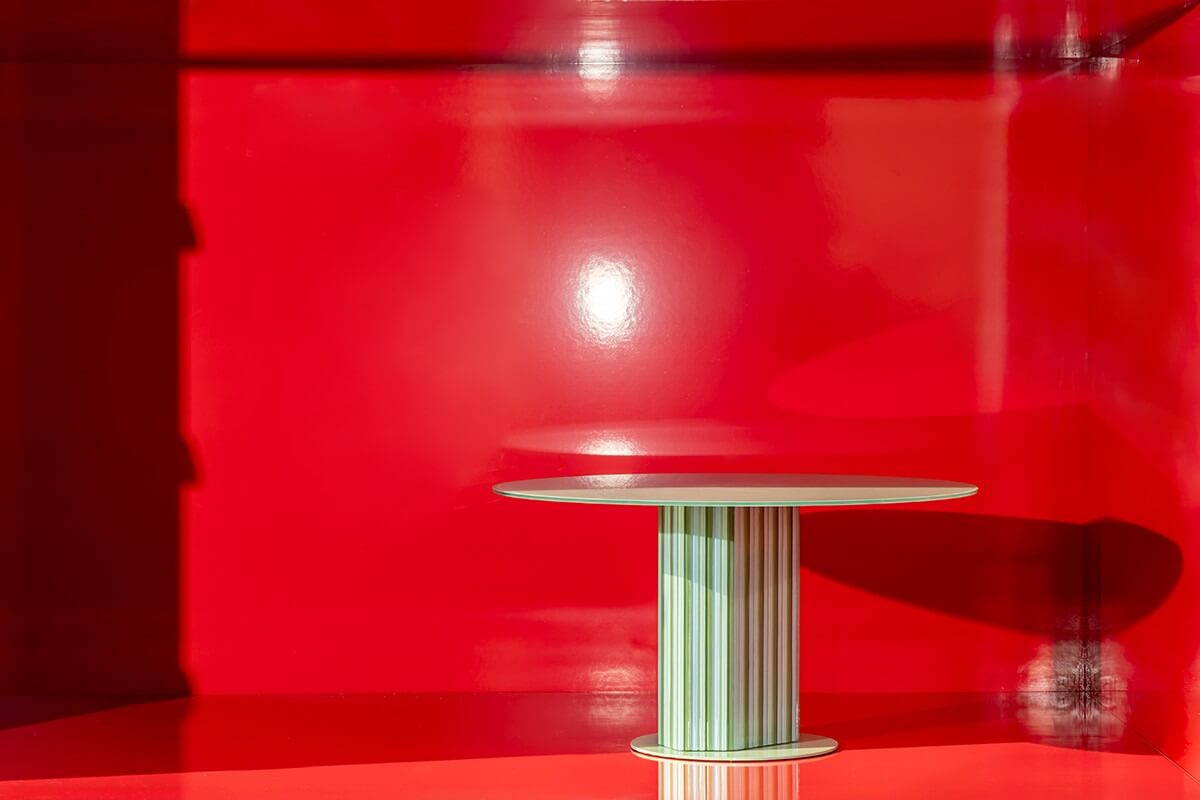 Potocco Side by Side Outdoor Round Table #4