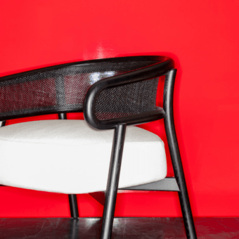 Potocco Stadium Cane Lounge Chair
