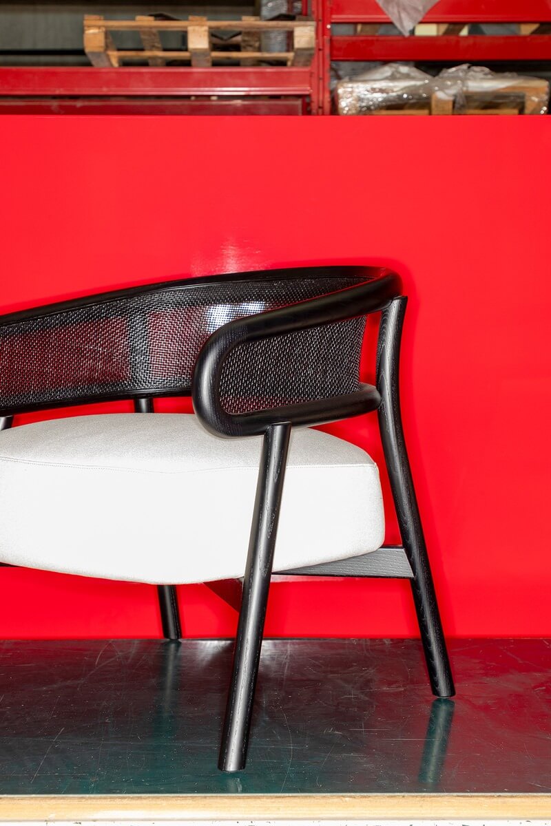 Potocco Stadium Cane Lounge Chair #2