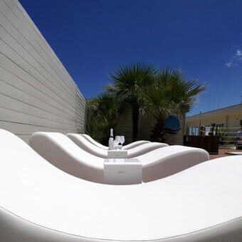 Trona Relax Onda Outdoor Lounger