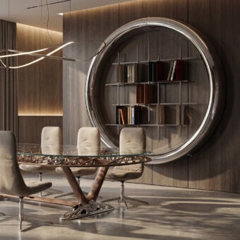 Arteinmotion - Aeronautical Collection AIR-LIB0173 Bookcase
