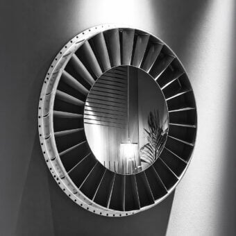 Arteinmotion - Aeronautical Collection AIR-SPE0045 Mirror