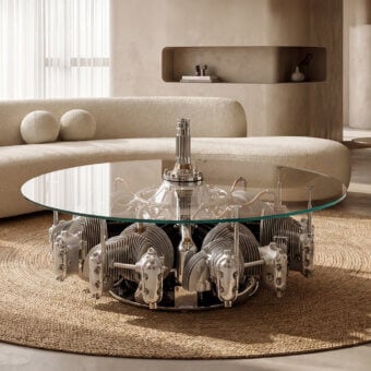 Arteinmotion - Aeronautical Collection AIR-TAV0052 Coffee Table