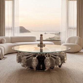 Arteinmotion - Aeronautical Collection AIR-TAV0113 Coffee Table