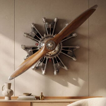 Arteinmotion - Aeronautical Collection AIR-TAV0131 Wall Mounted Engine