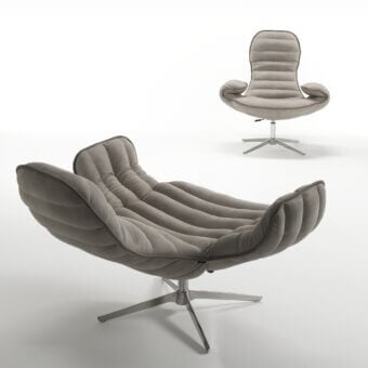 Arteinmotion POL-SIL Swiveling Lounge Chair