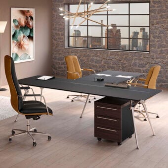 Codutti Genesis Office Desk with Frontal Extension