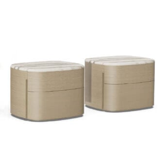 Furla Casa Miastella Marble Nightstand