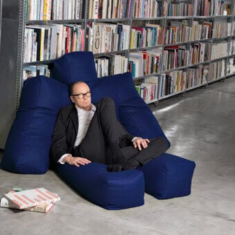 Moroso Dammi i colori Sculptural Pouf