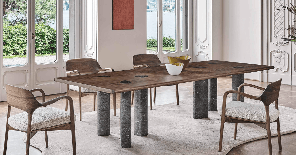 DINING TABLE DESIGN: How the dining table shapes the room