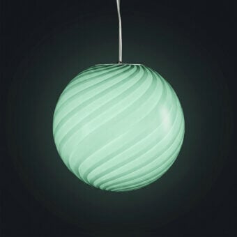 1295 Murano Candy Suspension Lamp - Forest