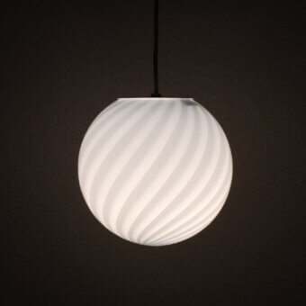 1295 Murano Candy Suspension Lamp - Light Blue