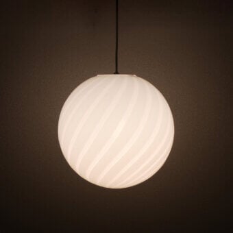 1295 Murano Candy Suspension Lamp - Marshmallow Pink