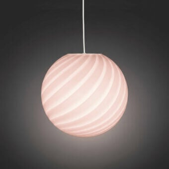 1295 Murano Candy Suspension Lamp - Pink