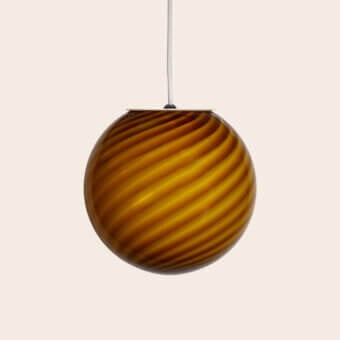 1295 Murano Candy Suspension Lamp - Toffee