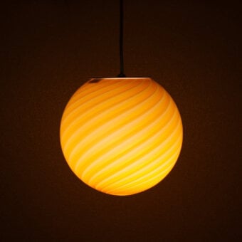 1295 Murano Candy Suspension Lamp - Toffee