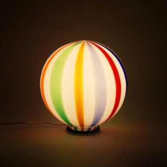 1295 Murano Candy Table Lamp - Arlecchino