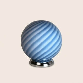 1295 Murano Candy Table Lamp - Blueberry