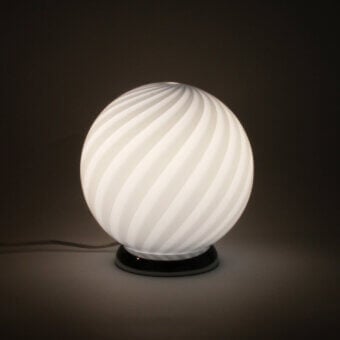 1295 Murano Candy Table Lamp - Blueberry