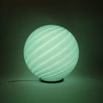 1295 Murano Candy Table Lamp - Forest